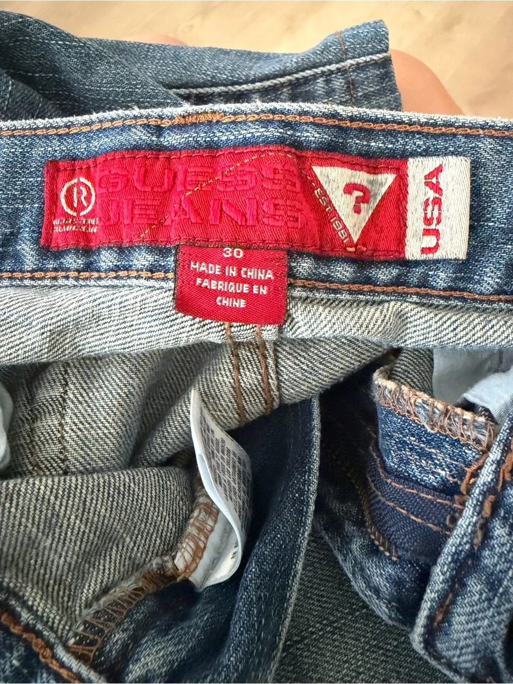 Y2K Men's Distressed Denim Jorts